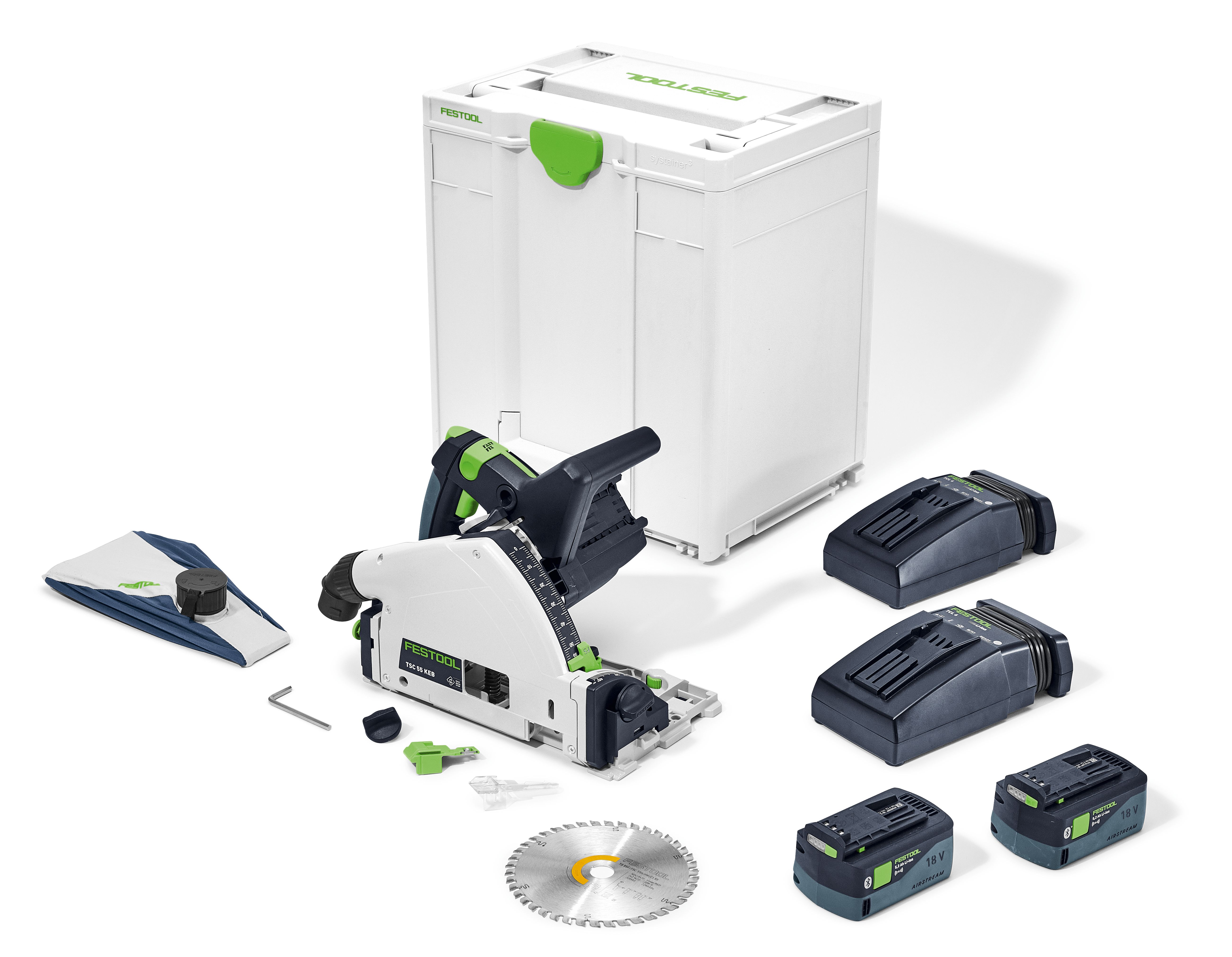 Festool Akku-Tauchsäge TSC 55 5,2 KEBI-Plus/XL