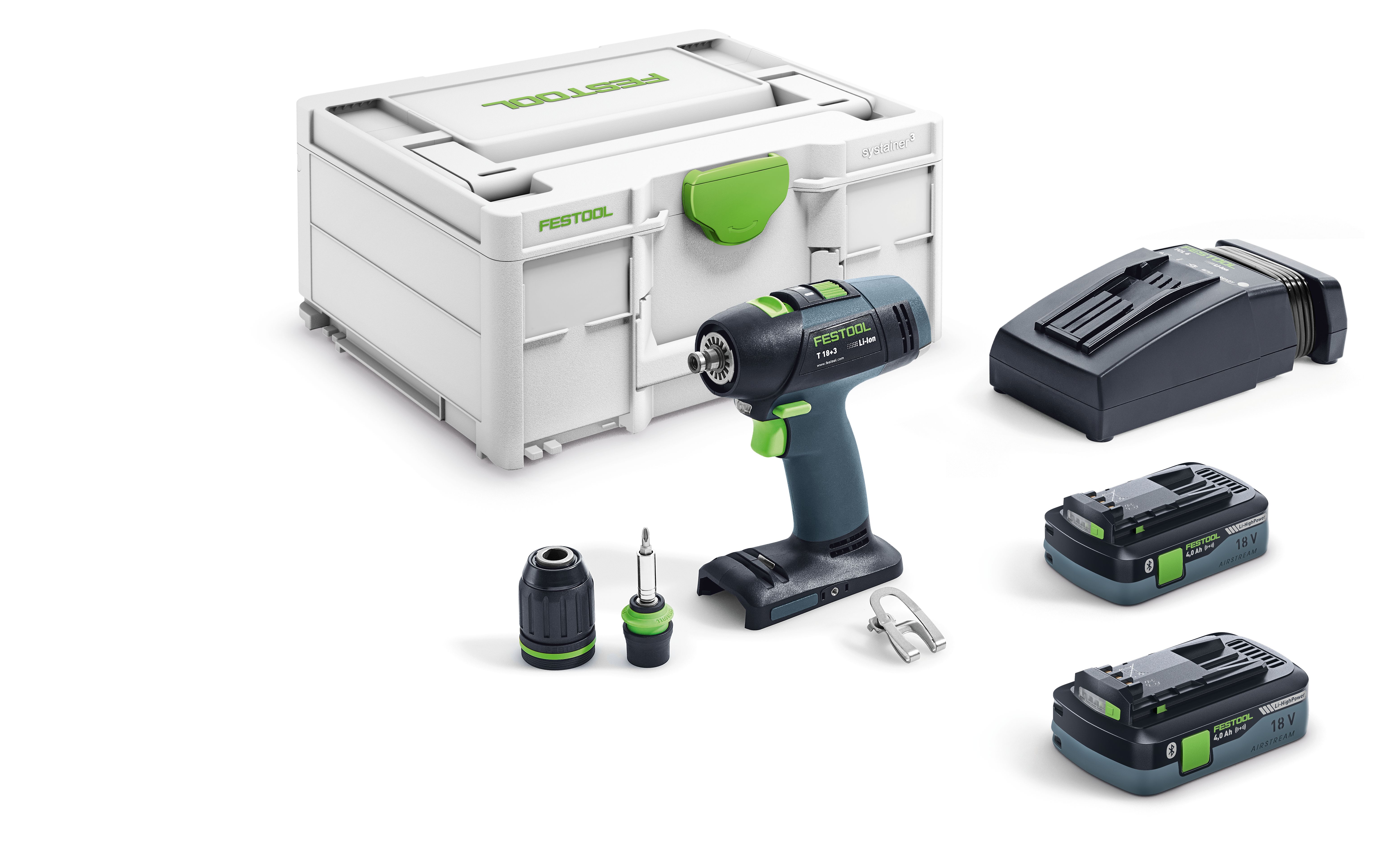 Festool Akku-Bohrschrauber T 18+3 HPC 4,0 I-Plus