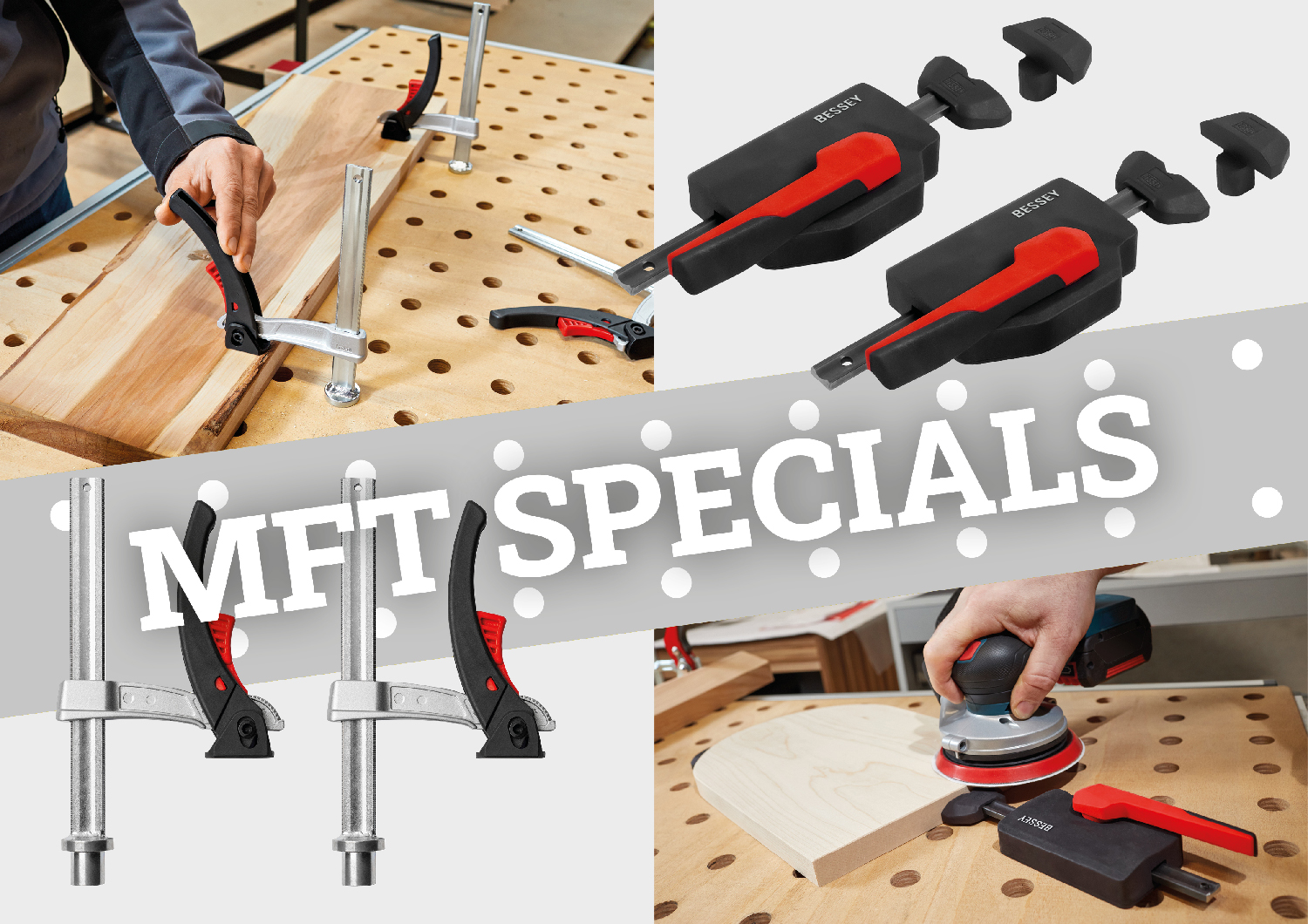 Bessey Aktion 1x WNS-Set-MFT + 1x TW20-15-8KLI-SET