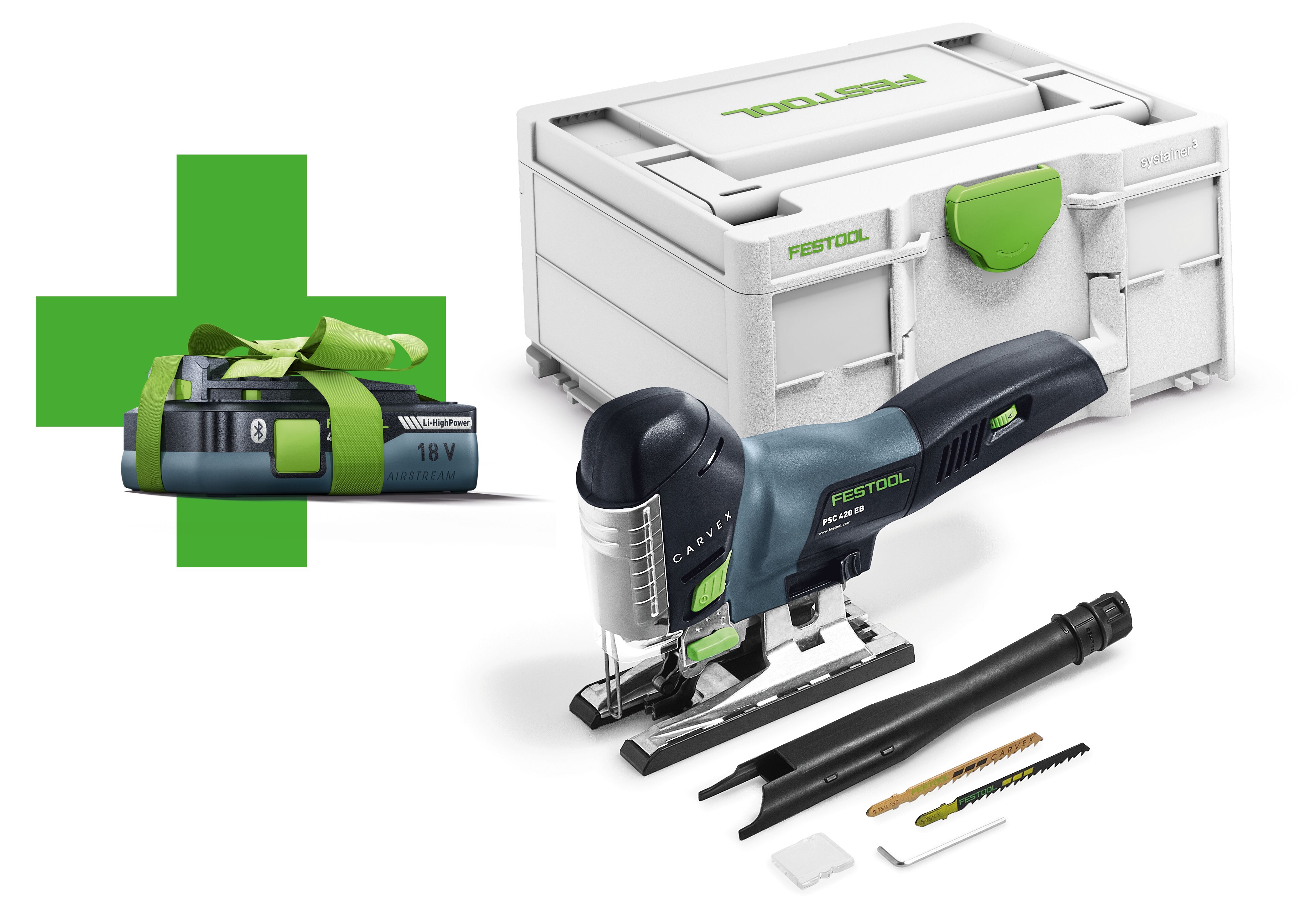 Festool Akku-Pendelstichsäge PSC 420 EB-Basic-4,0